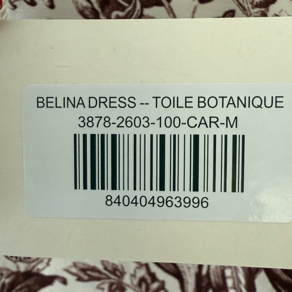 NWT DÔEN Belina Floral Print Dress | Size Med - Picture 11 of 11